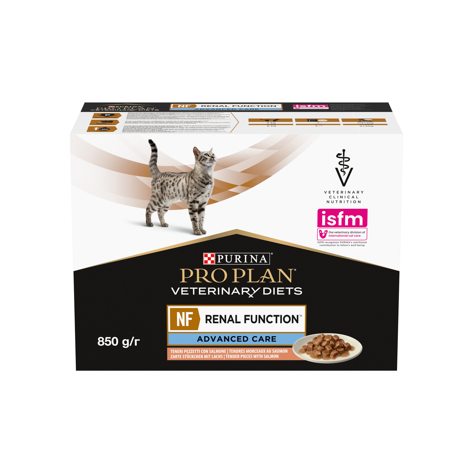 Purina Pro Plan VD NF Renal Function - Cat Pouch Salmon - 10 x 85g