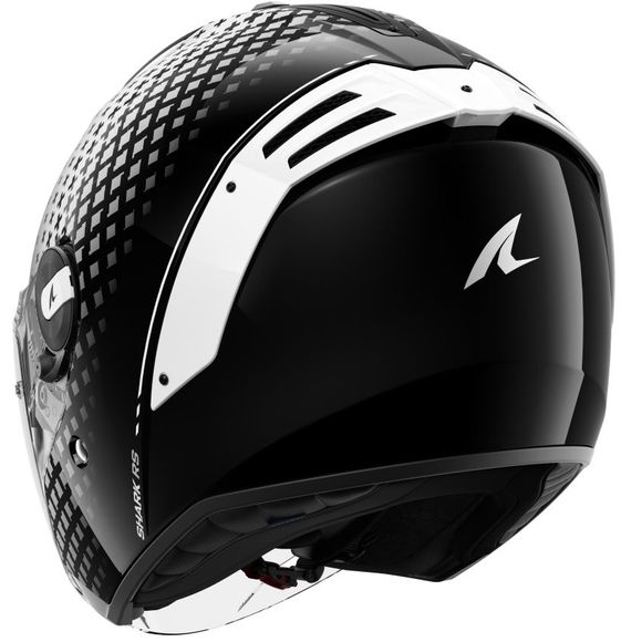 Shark RS JET STRIDE Jet Helmet - Black / WhiteRef: Sh1720-C2770