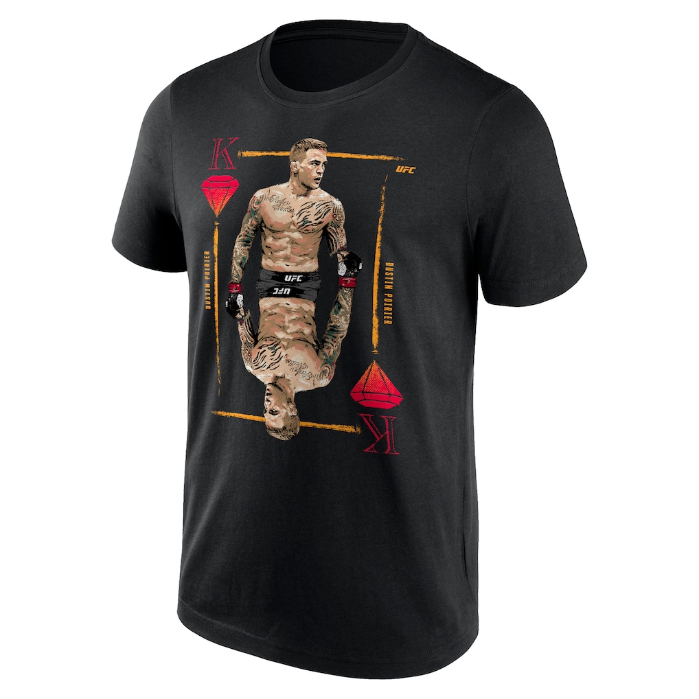 UFC Dustin Poirier King Of Diamonds T-Shirt - Black - Mens