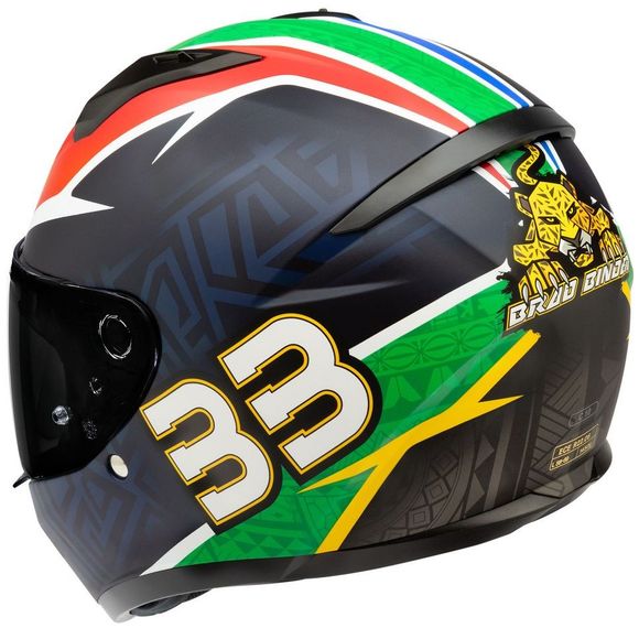 HJC C10 Full Face Helmet - BB33 - MulticolorRef: HJ1141