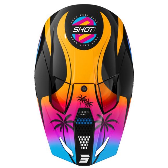 Casque cross Shot FURIOUS ENFANT - MIAMI - OrangeRef : SO3008