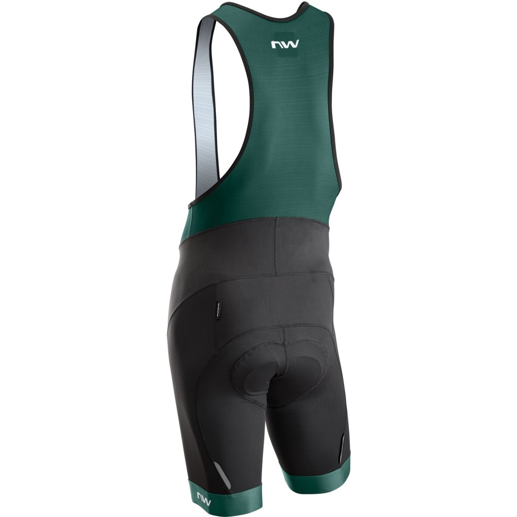 Northwave Active Evo Bibshorts Men - black/petrolium 153