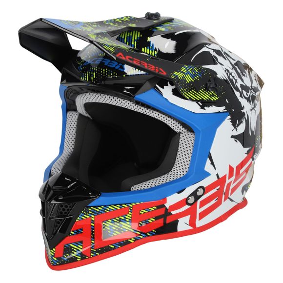 Casque cross Acerbis LINEAR 22.06 2024 - Blanc / NoirRef : AE5314