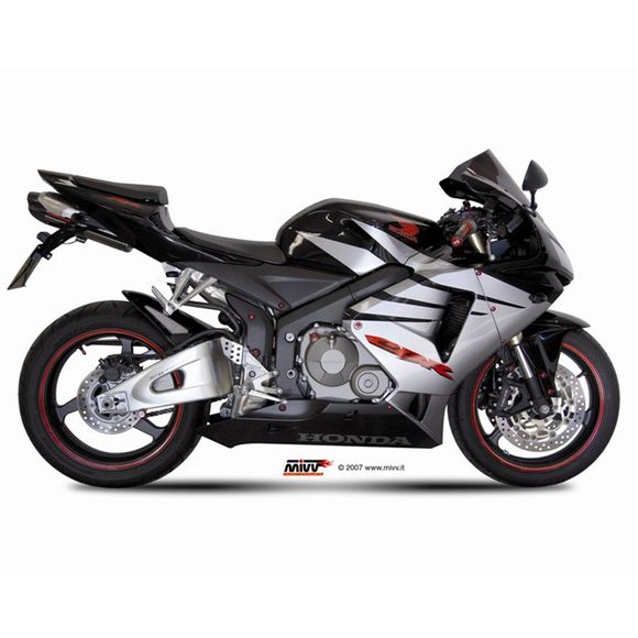 Mivv suono steel silencer (carbon tip)HONDA 600 CBR 600 RR (PC37) - 2005 - 2006Ref: Mvuh027L7 / 1089451001
