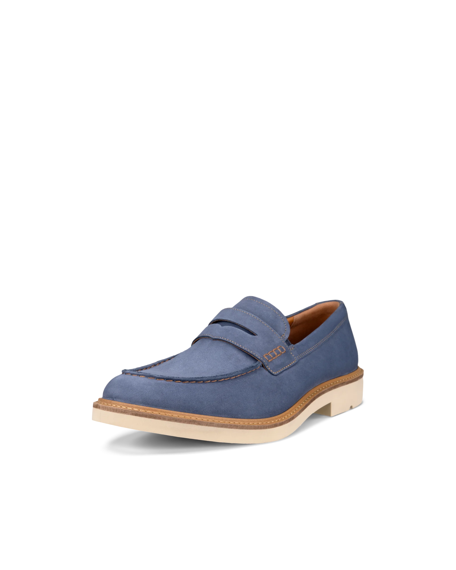 ECCO METROPOLE LONDON Herren Nubukleder Schuhe Blau