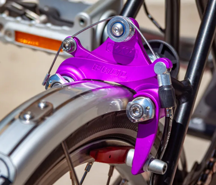 Paul Component Sidepull Racer Medium Rim Brake for Brompton - Rear Wheel | silver
