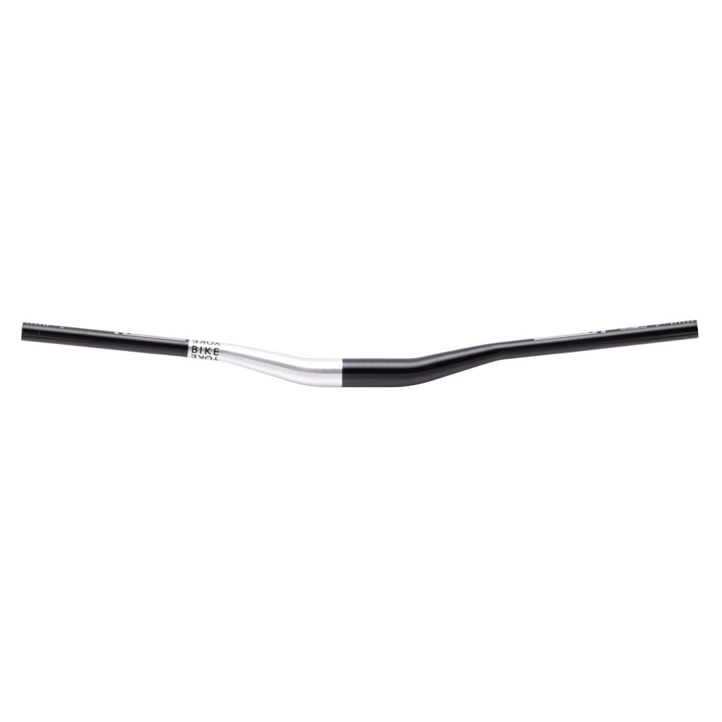 BikeYoke Barmate Al-7050 MTB Handlebar - 50mm Stack - Dual - Black / Silver Anodized