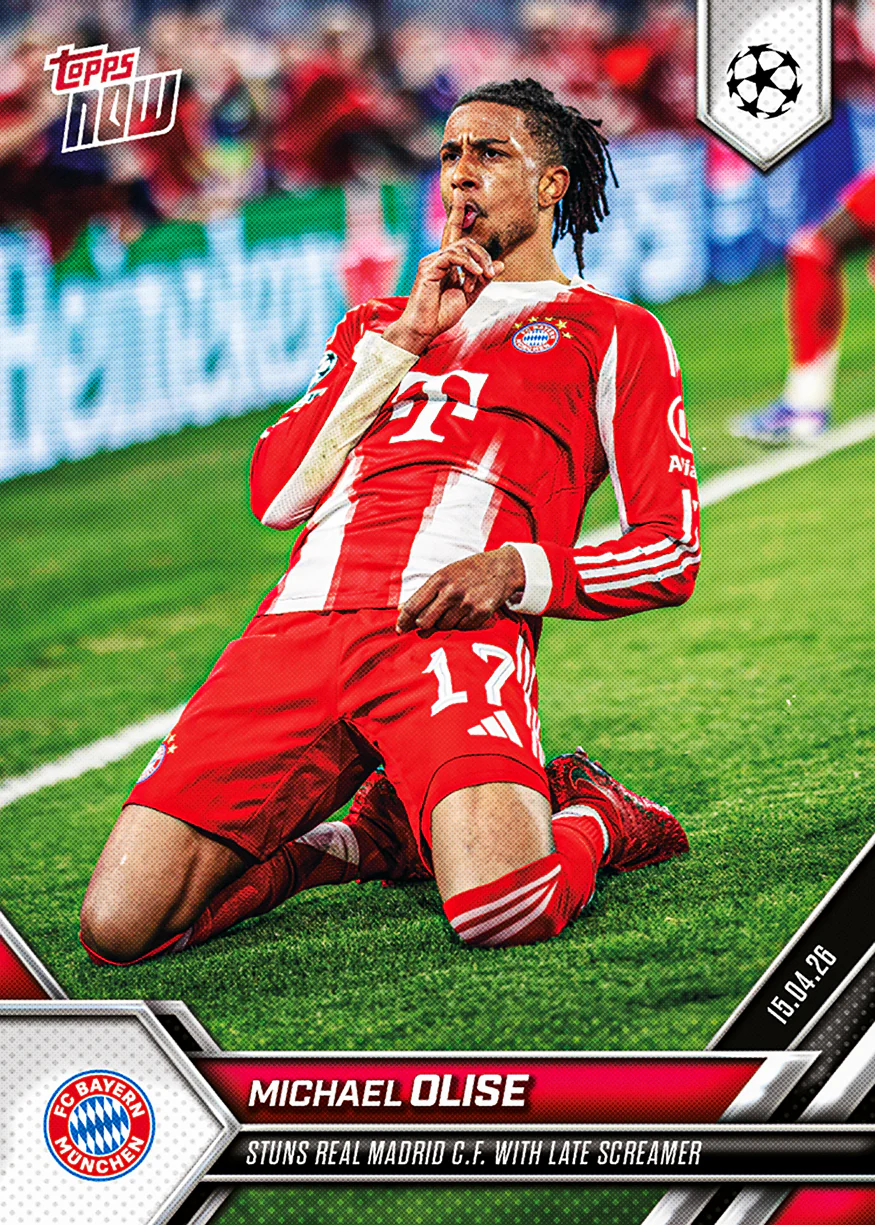 Michael Olise - 2025-26 UCL Topps NOW® - Card 125 - PR: 2784