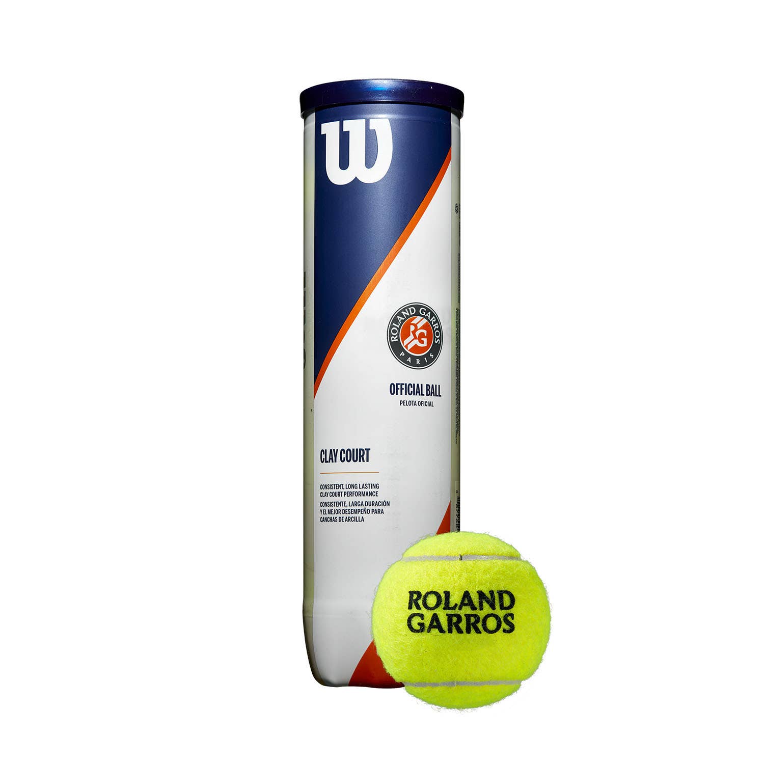 4 BALL CAN OF WILSON ROLAND GARROS CLAY COURT WRT115000