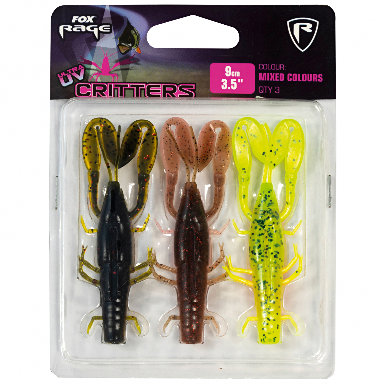 Fox Rage Crayfish Set Ultra UV Critter
