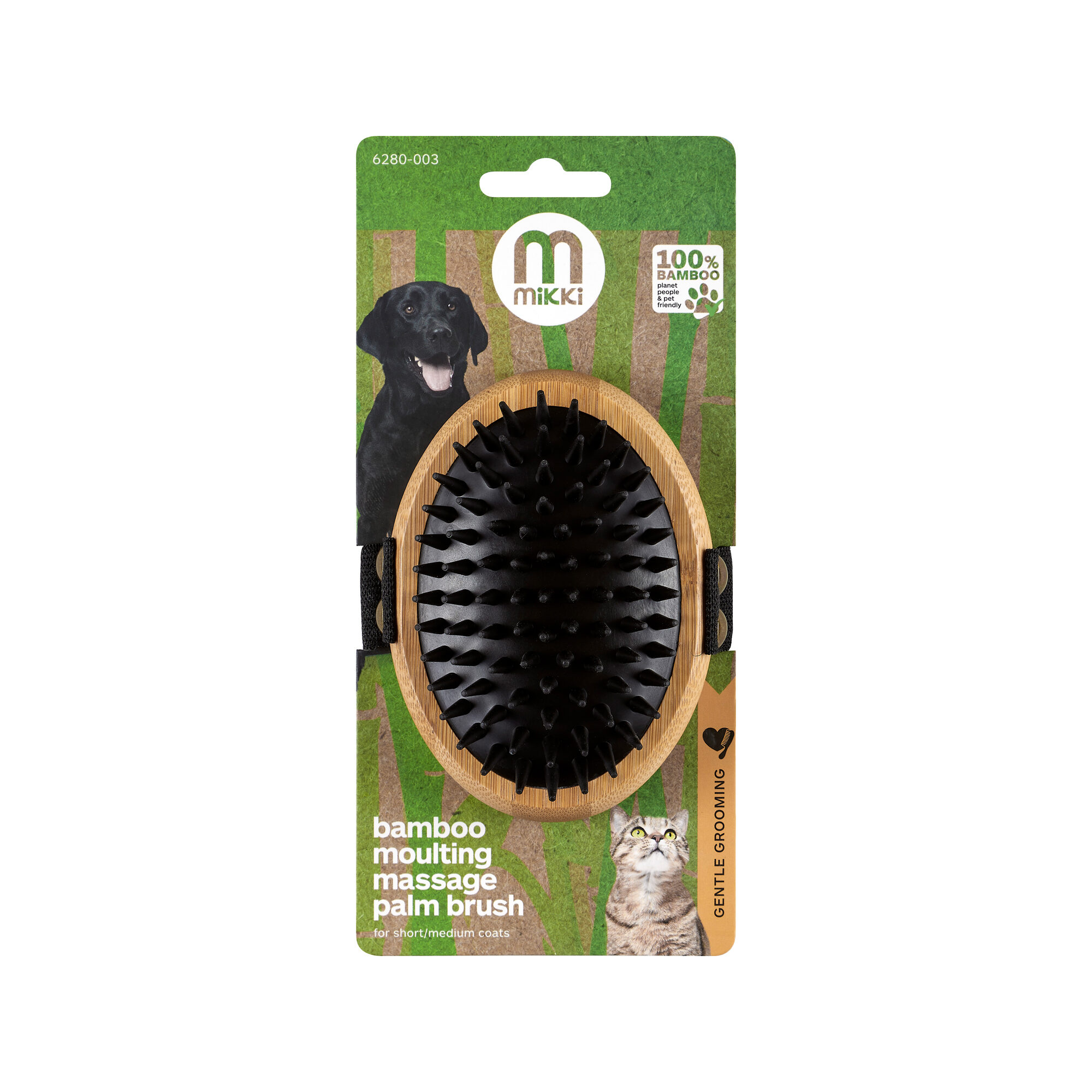 Mikki Bamboo Palm Brush - Moulting Massage