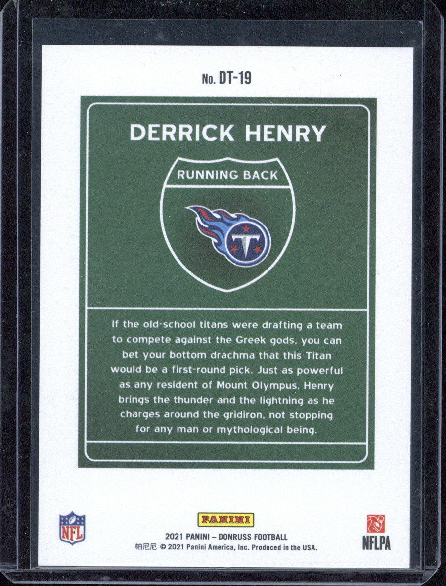 2021 Panini Donruss Derrick Henry Downtown #DT-19