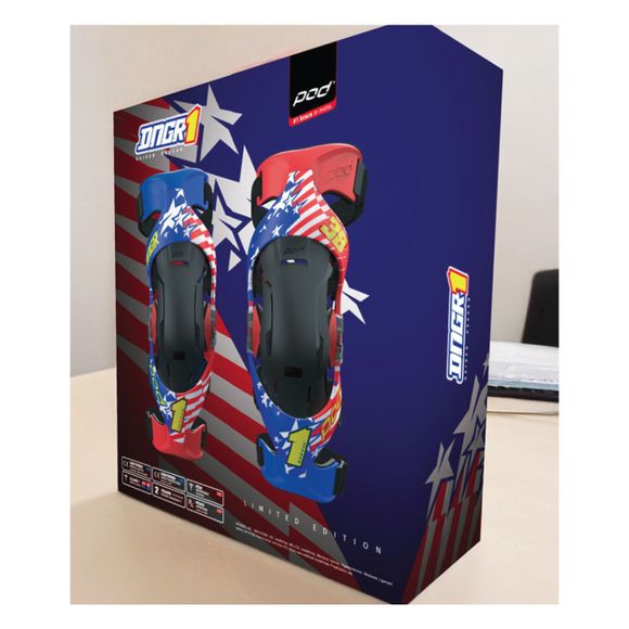 POD K4 2.0 HAIDEN DEEGAN 2026 Brace - Blue / RedRef: POD0053