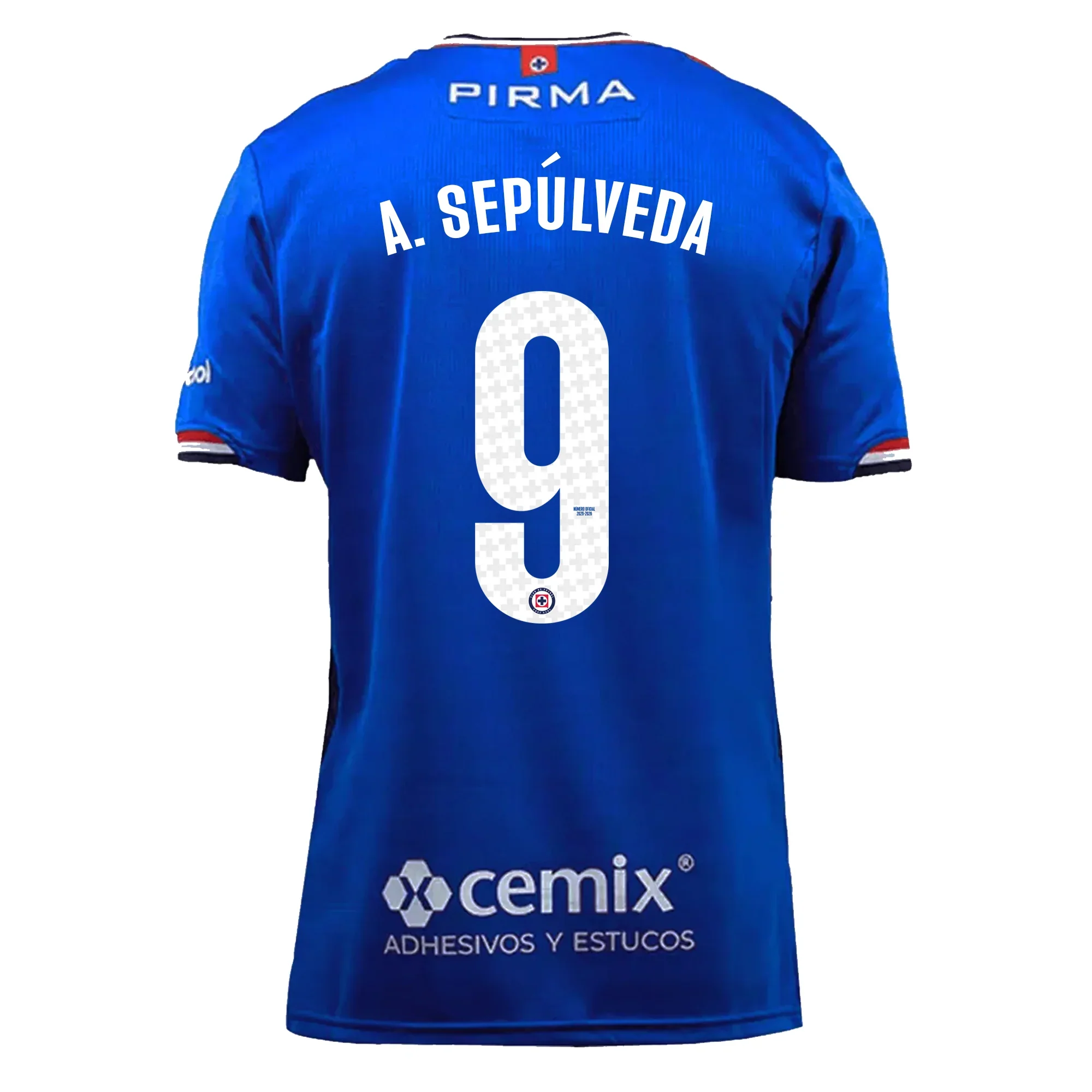 Pirma Men's Angel Sepulveda Cruz Azul Home Jersey 25/26 (Blue)
