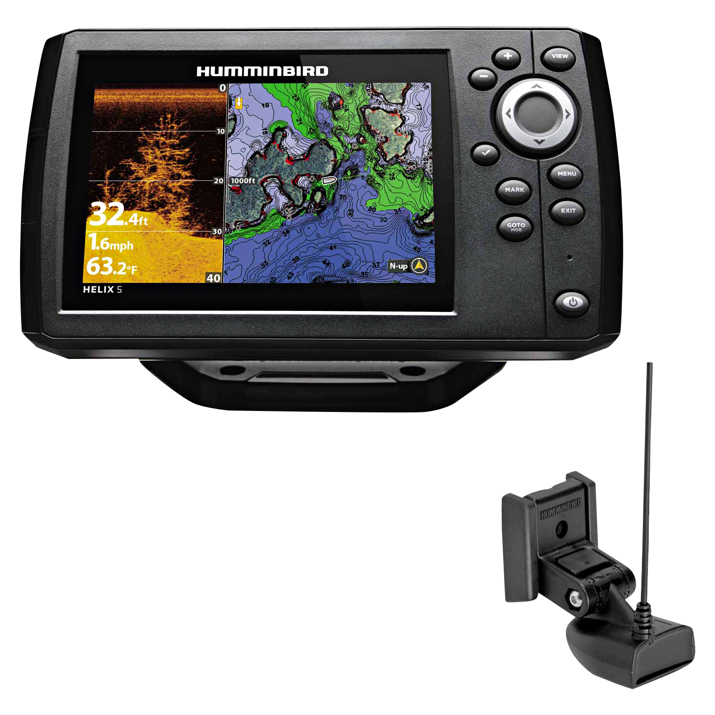 Humminbird Depth sounder Helix 5 CHIRP GPS DI G3