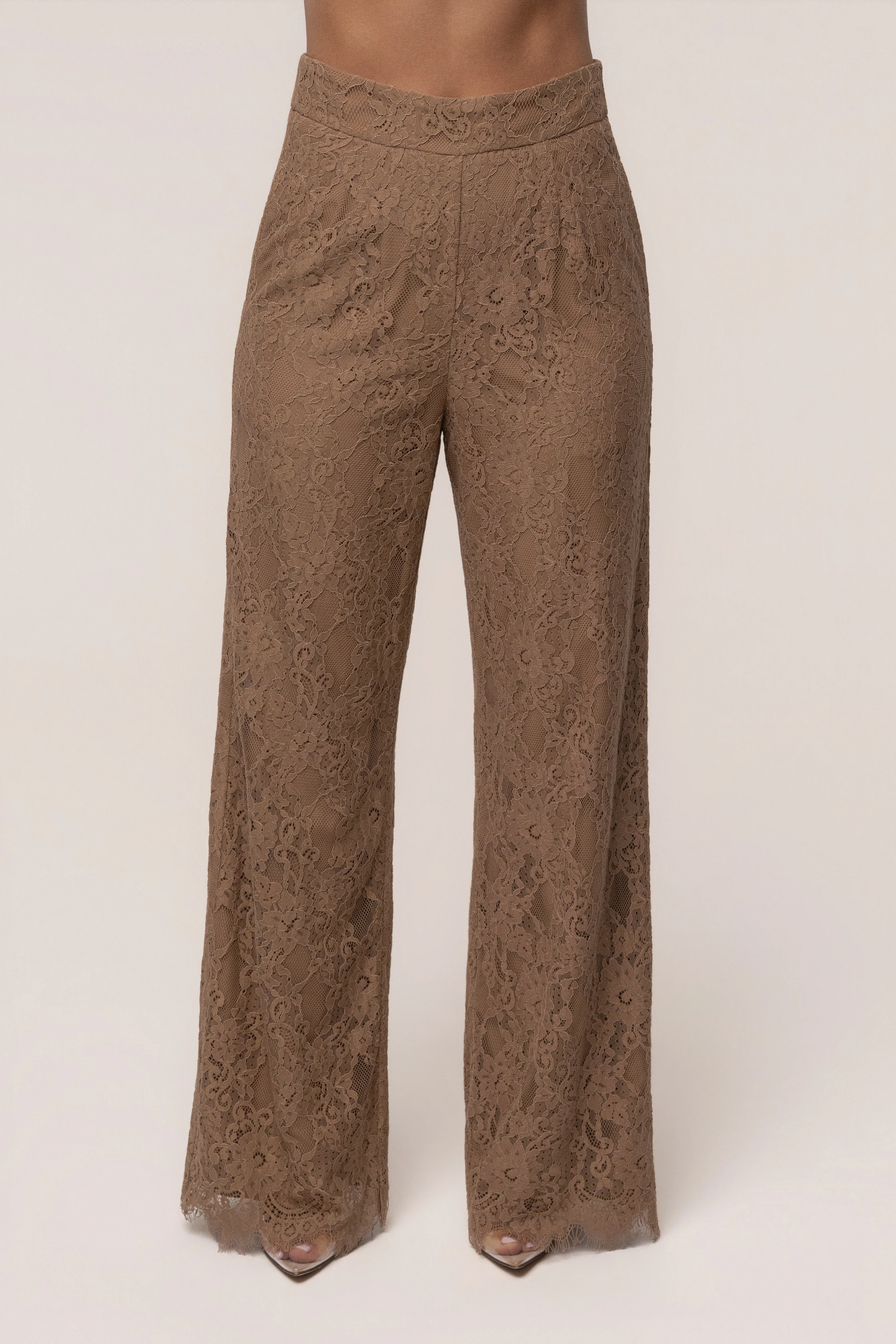 Tan Forever Crush Lace Pant