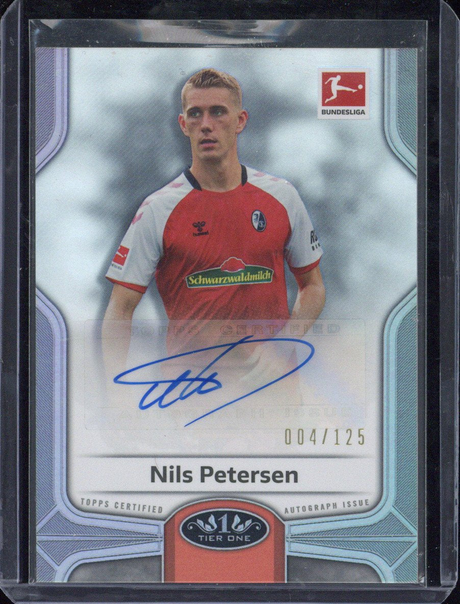 2021 Topps Bundesliga Nils Petersen Tier One Autograph /125 #BO-NP