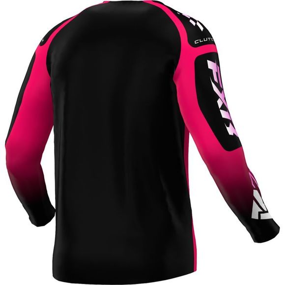 CHILDREN'S FXR CLUTCH cross jersey - Black / PinkRef: FXR1741