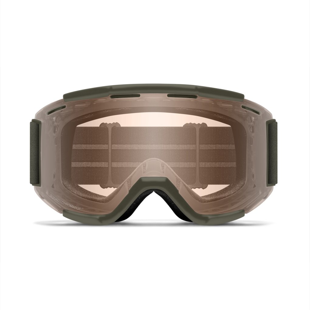 Smith Squad MTB Goggle - ChromaPop™ Lens - Forest / Amber Low Light + Clear
