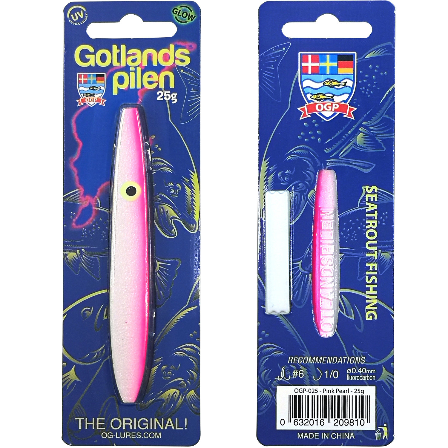 OGP Sea Fishing Bait Gotlandspilen (Pink Pearl)