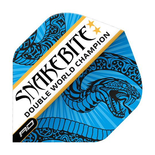 Red Dragon Hardcore Snakebite Double World Champion Blue White Standard Flights