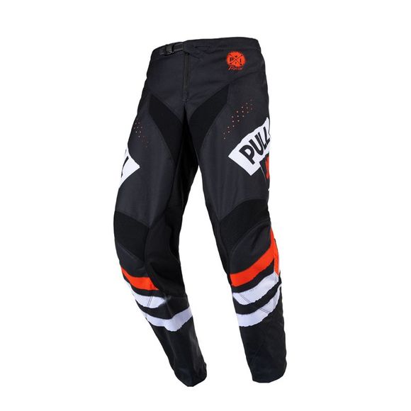 Pull-in TRASH CHILD cross pants - Black / OrangeRef: PUL0513