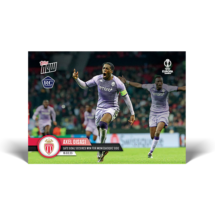 Topps UK - Late goal secures win for French side - EL TOPPS NOW® Card #25