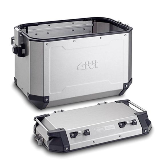 Valise Givi OUTBACK 48L ALU GAUCHE Universel - GrisRef : GI2651 / OBKN48AL