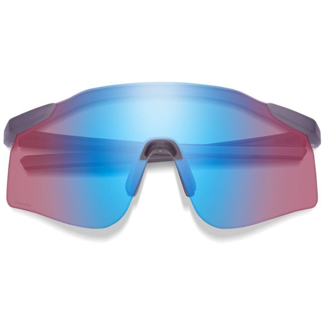 Smith Defy ChromaPop Glasses - Matte Meteorite Crystal - Low Light Rose Blue Mirror | Clear