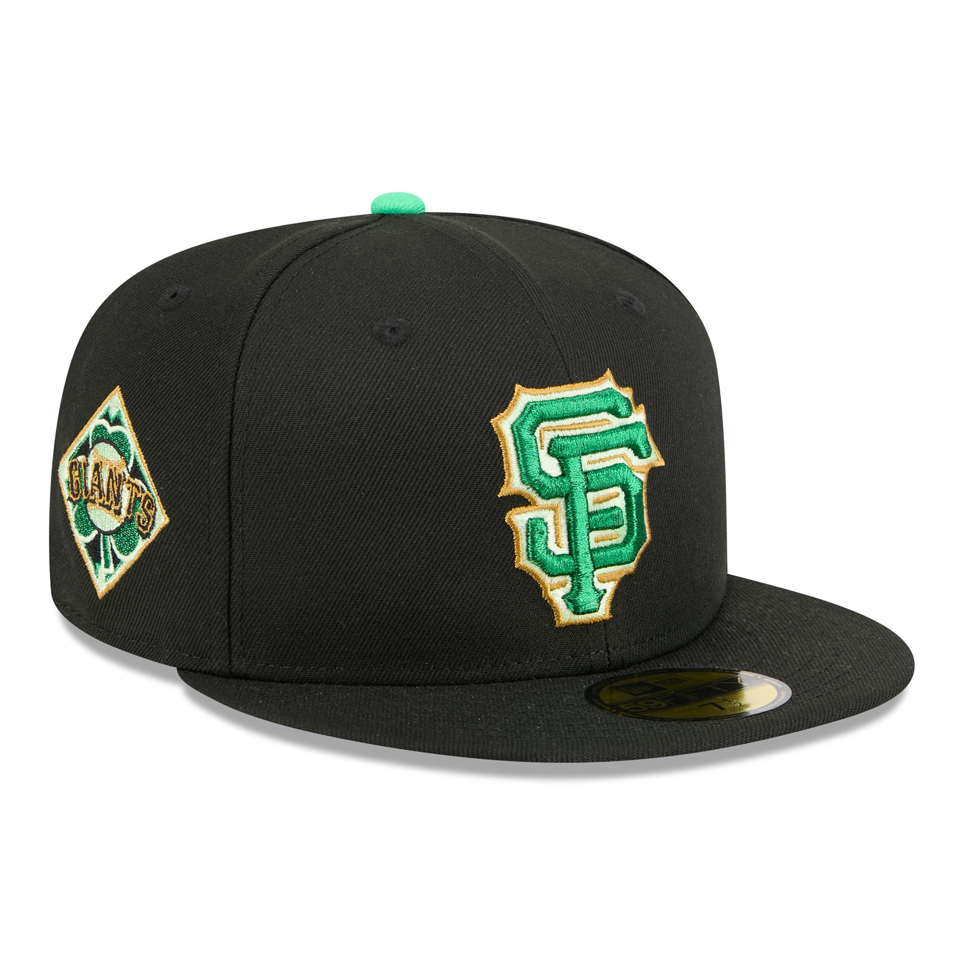San Francisco Giants 2026 St. Patrick's Day MLB Authentic 59FIFTY Cap Black