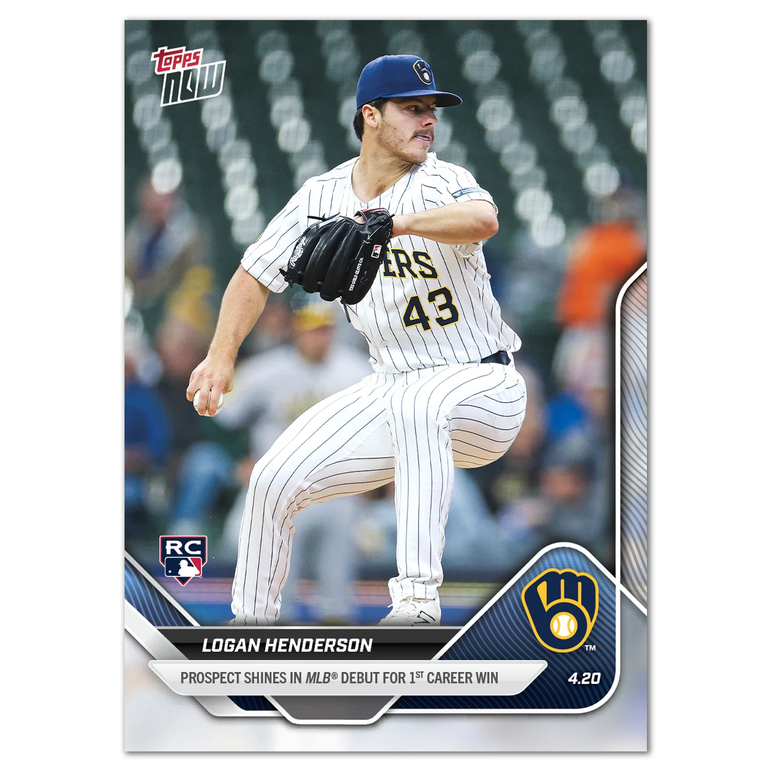 Logan Henderson - 2025 MLB Topps NOW® - Card 93
