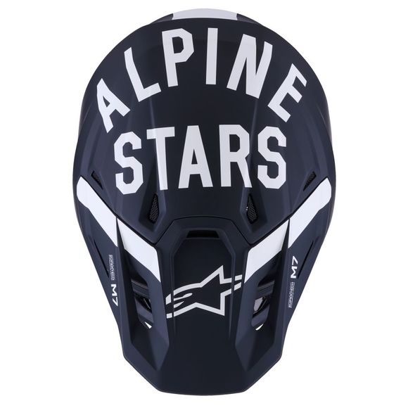 Casque cross Alpinestars S-M7 DASH 2025 - Noir / BlancRef : AP4053