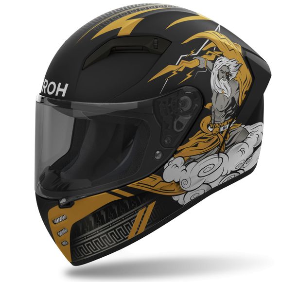 Casque intégral Airoh CONNOR - ZEUS - Noir / JauneRef : AR1329