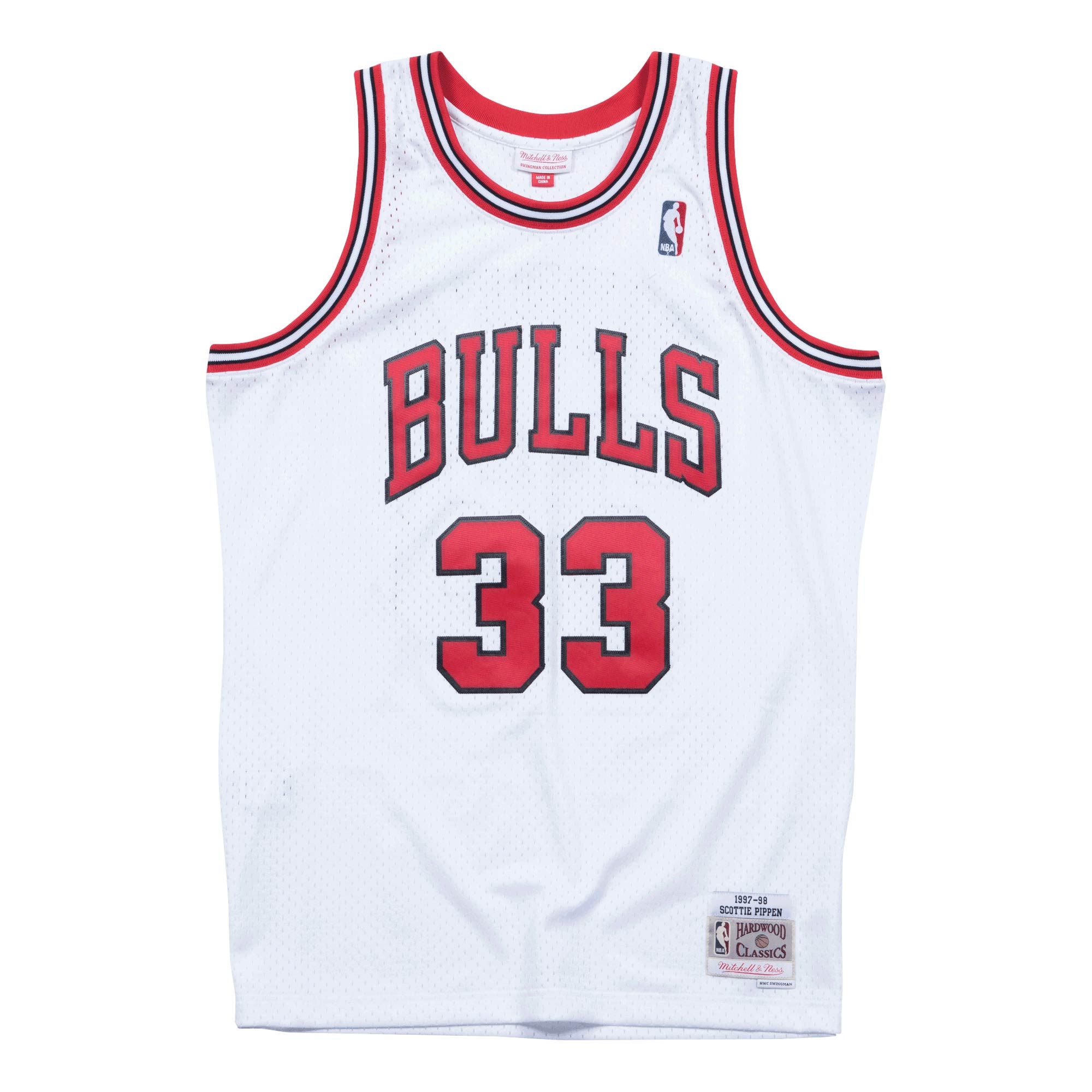 Scottie Pippen #33 Chicago Bulls 1997-98 Swingman NBA Jersey White