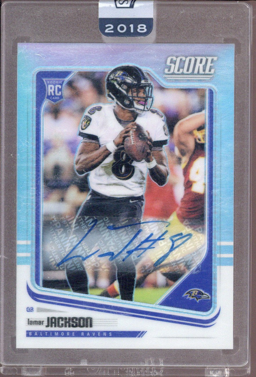 2018 Panini Honors Lamar Jackson Score Auto /35