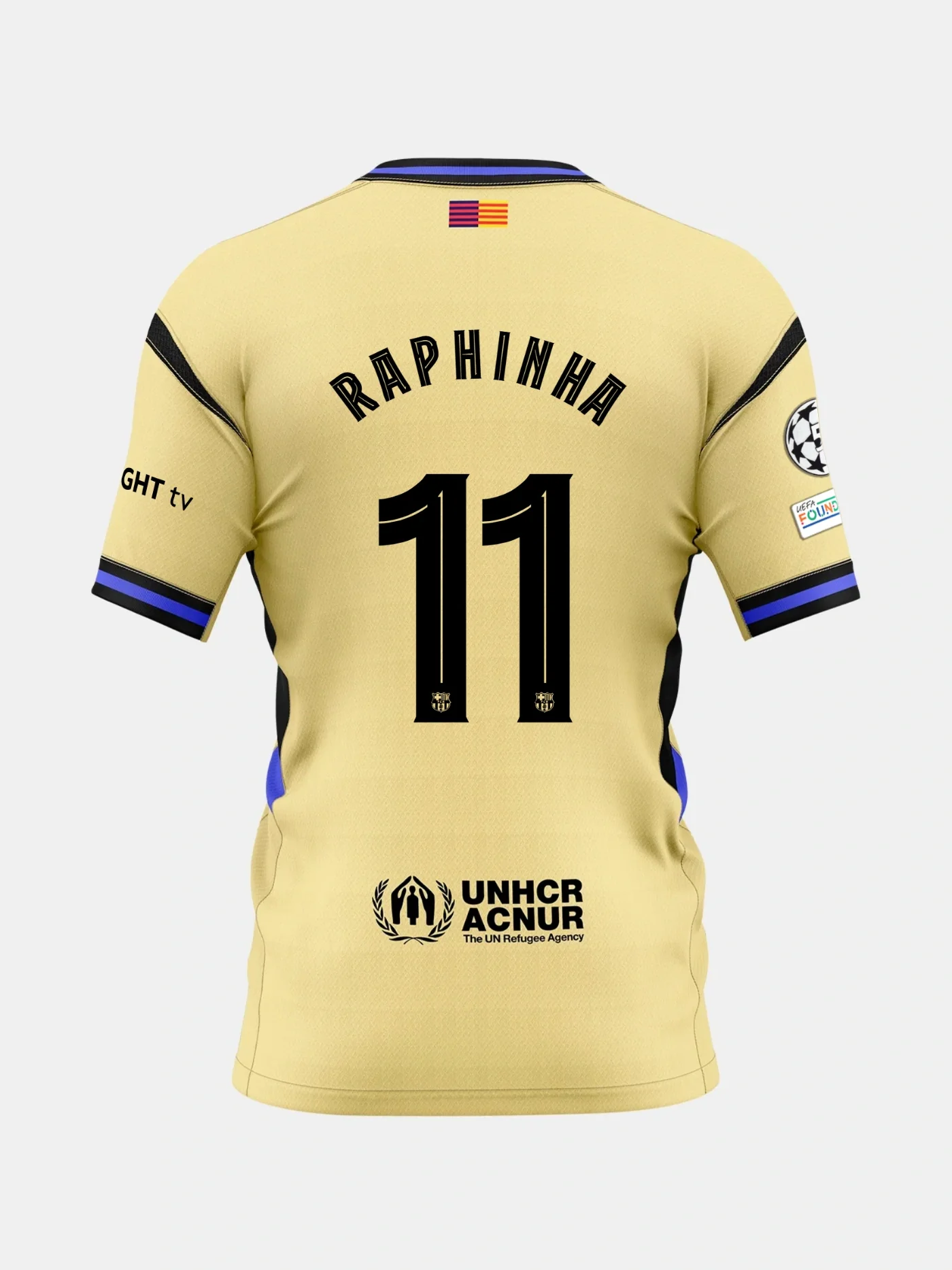 Raphinha | Ucl Women'S Away Jersey 25/26 Fc Barcelona X Kobe Bryant - Player'S Edition