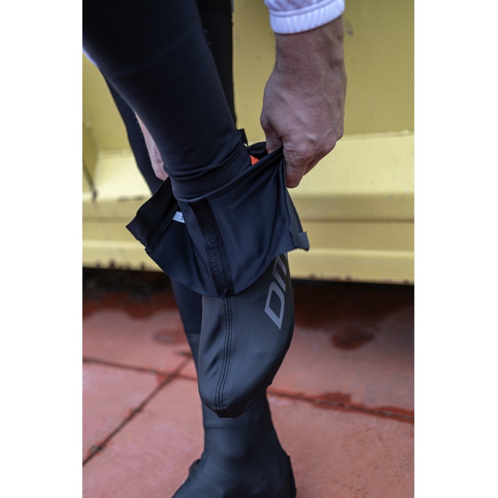 DMT Air Warm Road Overshoes - black/black reflective
