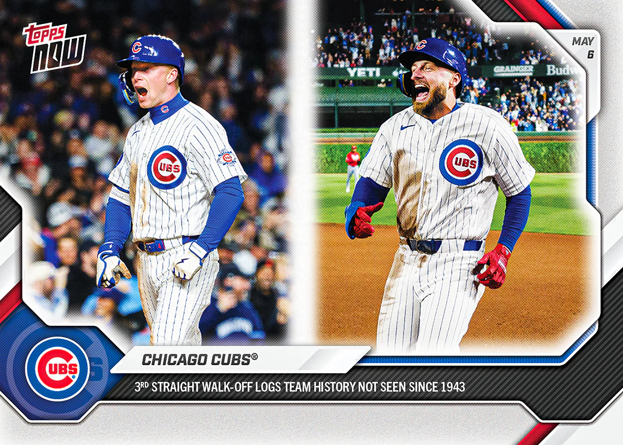 Chicago Cubs - 2026 MLB Topps NOW® - Card 170 - PR: 1029