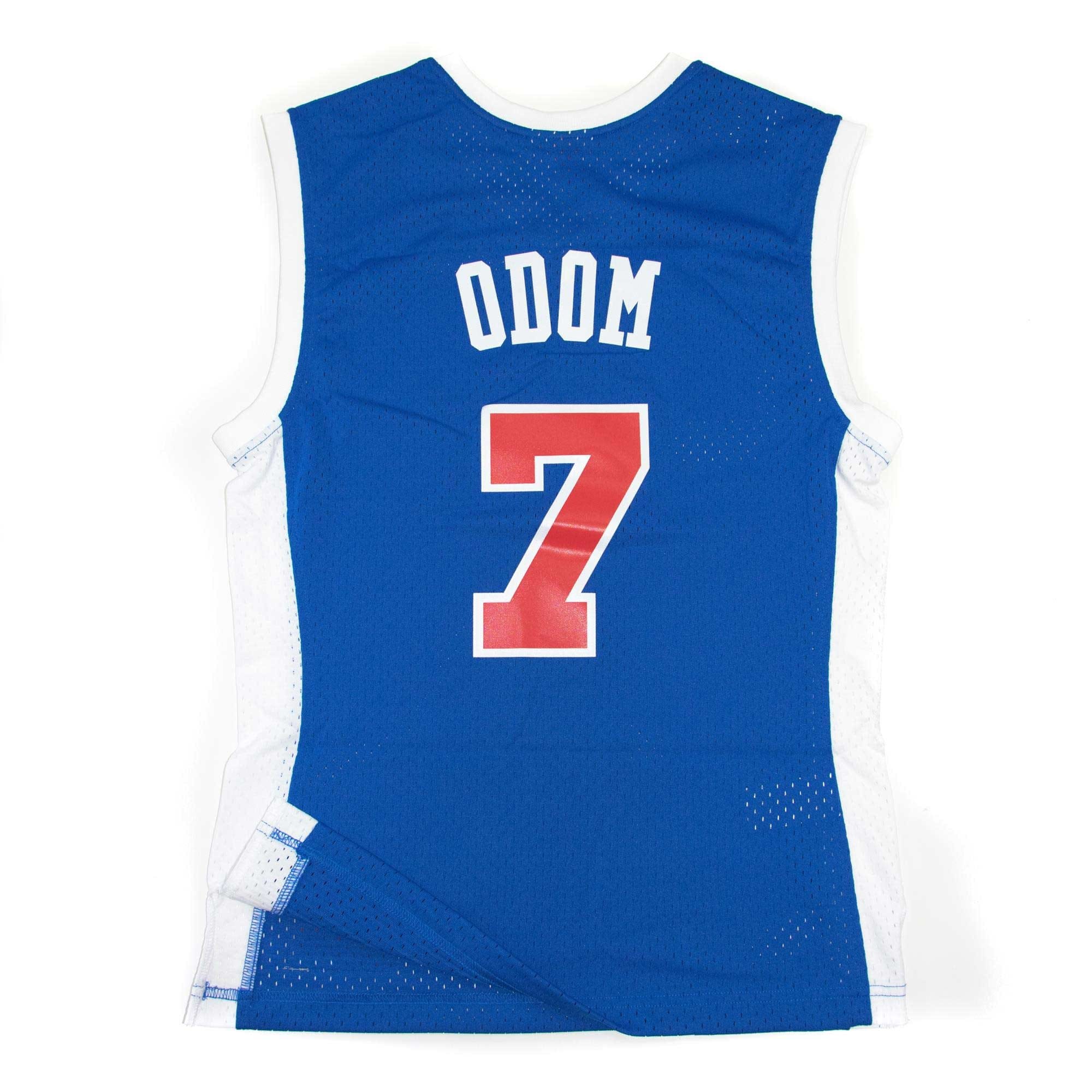 Lamar Odom #7 Los Angeles Clippers 2002-03 Mitchell & Ness Swingman NBA Jersey Blue