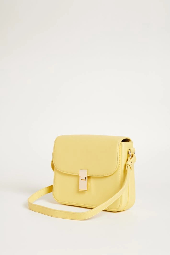 Coated fabric bag - YELLOW
