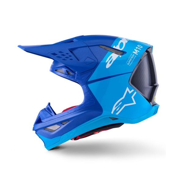Casque cross Alpinestars SUPERTECH S-M10 - FLOOD 2025 - Bleu / NoirRef : AP3972