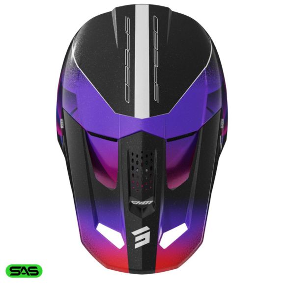 Cross Shot Speed Olymp 2025 - Violet / green helmetRef: SO3034