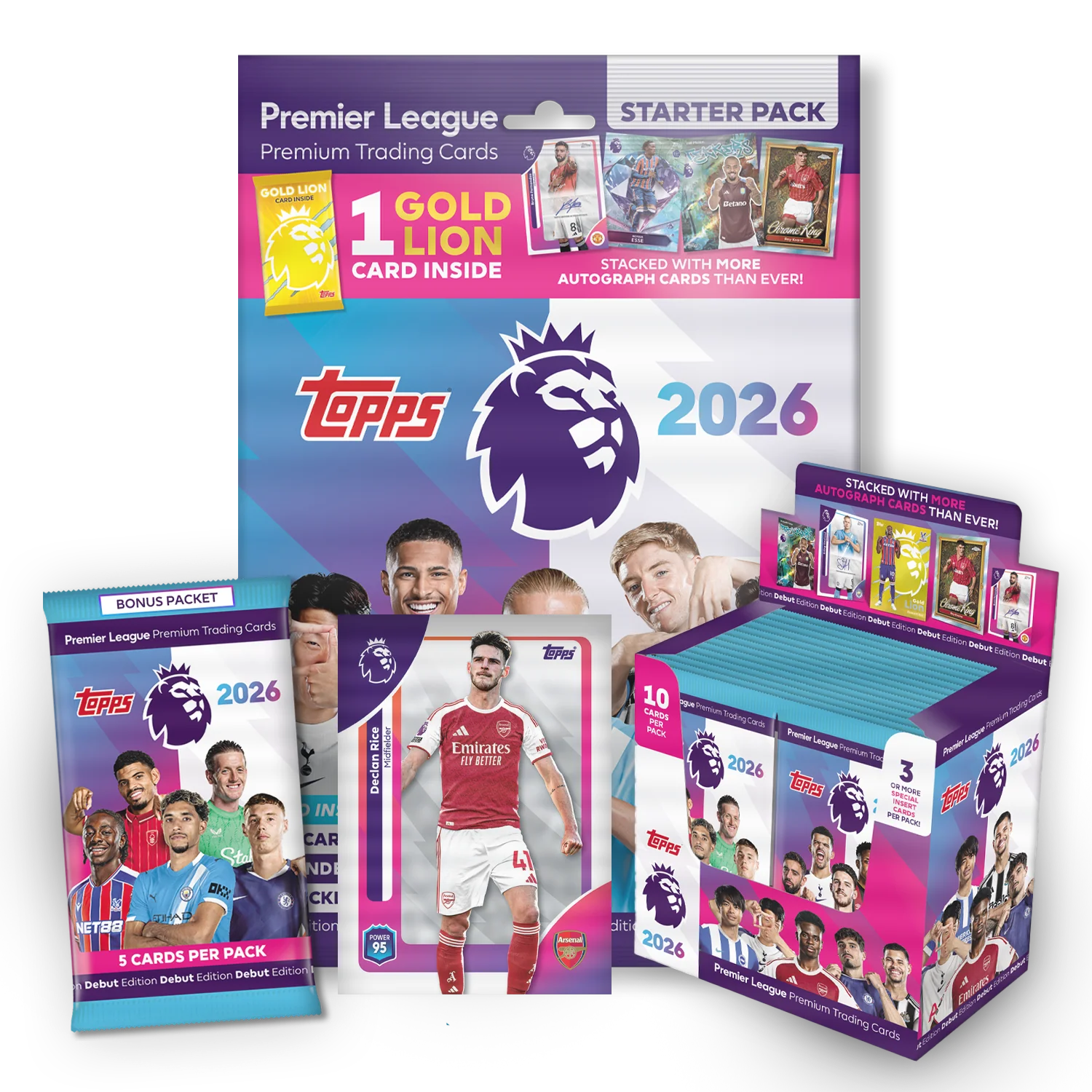 Topps Premier League 2026 - Debut Edition - Mega Starter Bundle