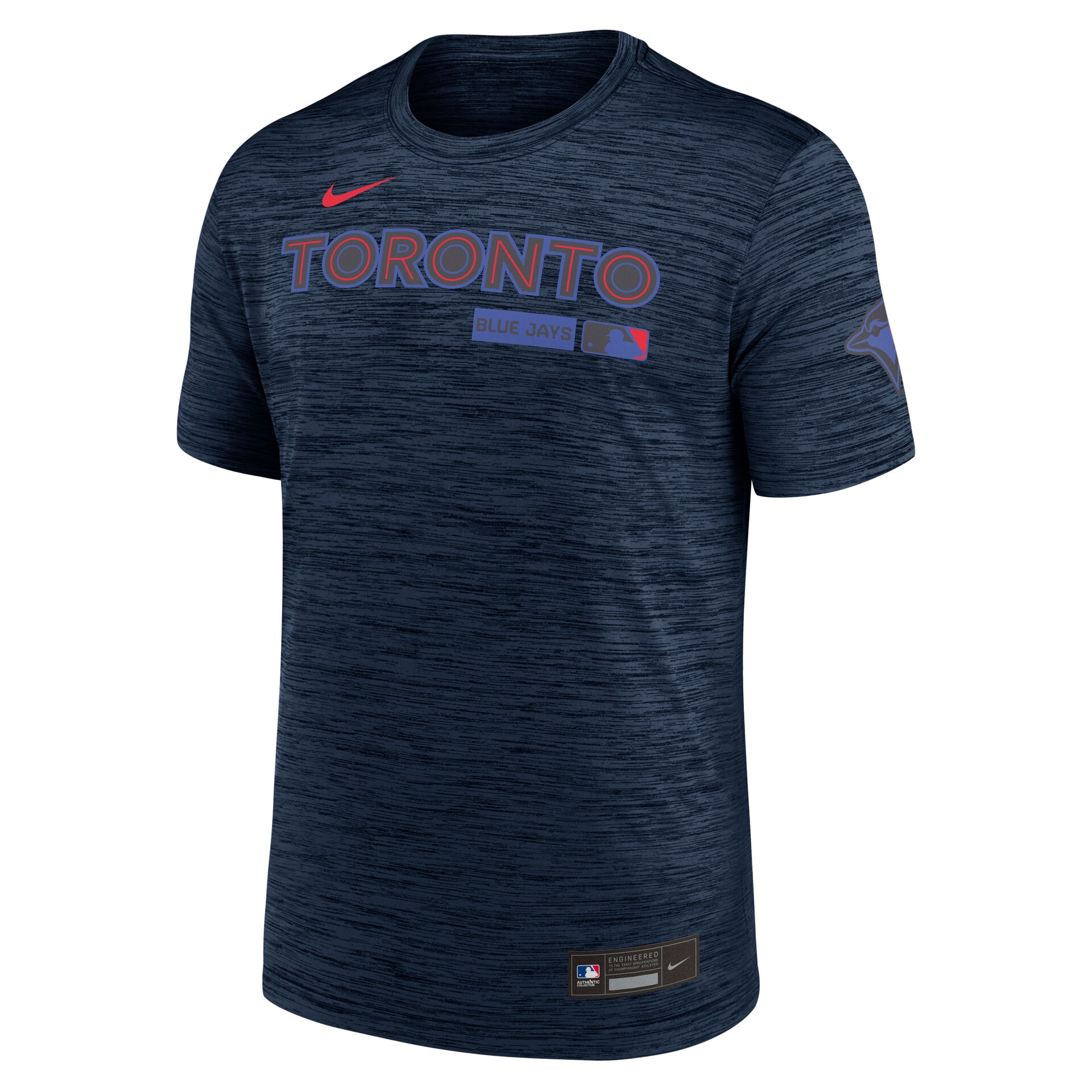 Toronto Blue Jays City Connect 2026 MLB Authentic Velocity T-Shirt Navy