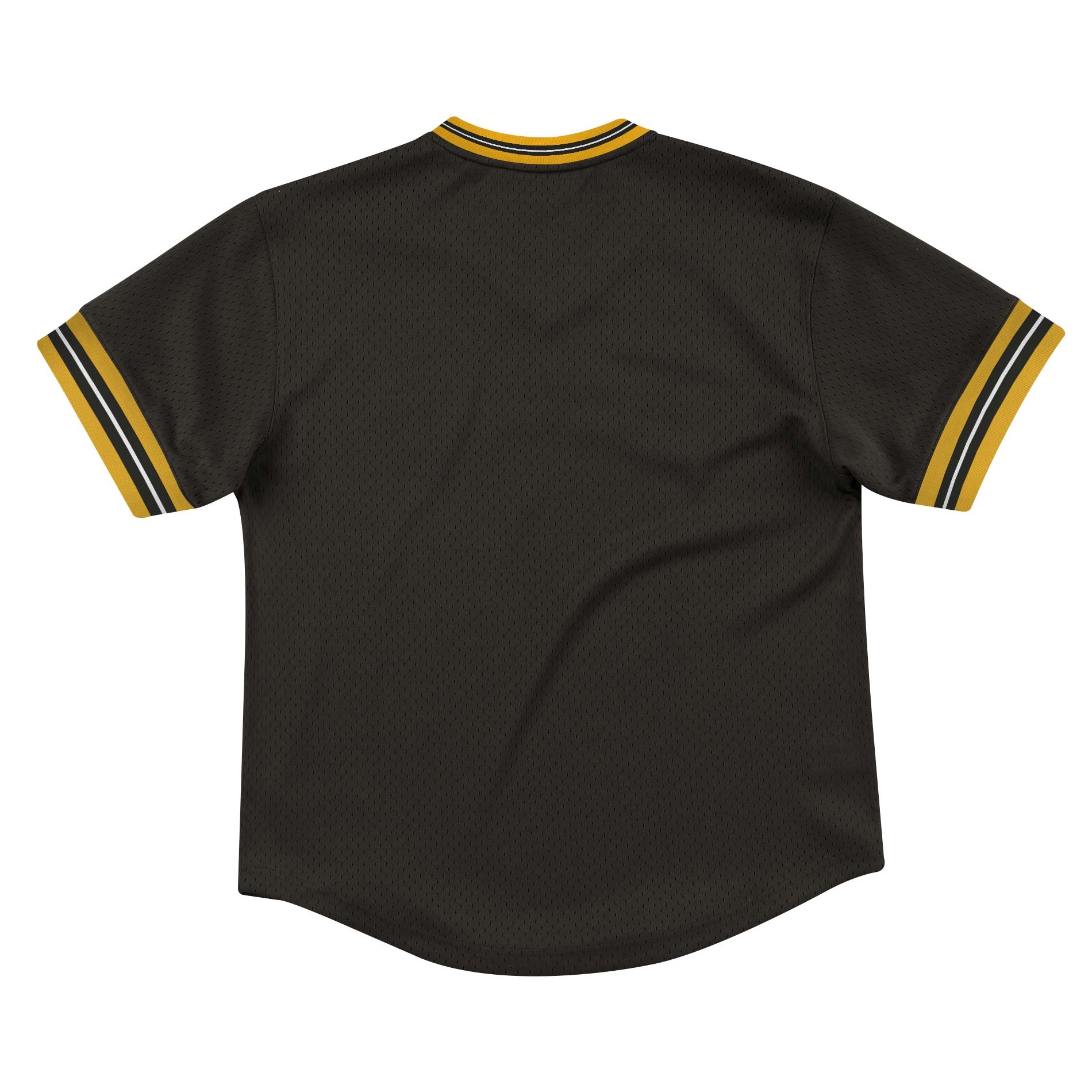 Pittsburgh Steelers Unbeaten Mitchell & Ness NFL V-Neck Mesh Shirt Black