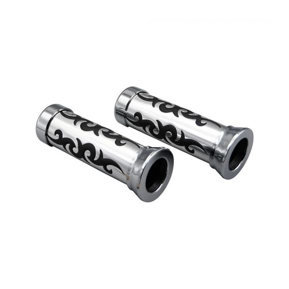 Bike It Handlebar Grips 25 MM LEFT 28 MM RIGHT Universal - GrayRef: Bik0735 / Grprd21