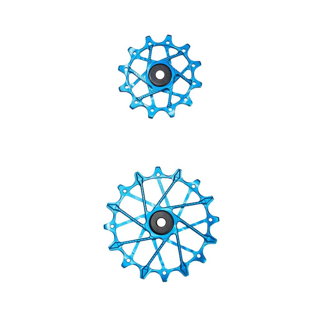 Garbaruk Derailleur Pulleys for Shimano 11-speed Rear Derailleurs with Garbaruk Cage (Pair) - 11T + 16T