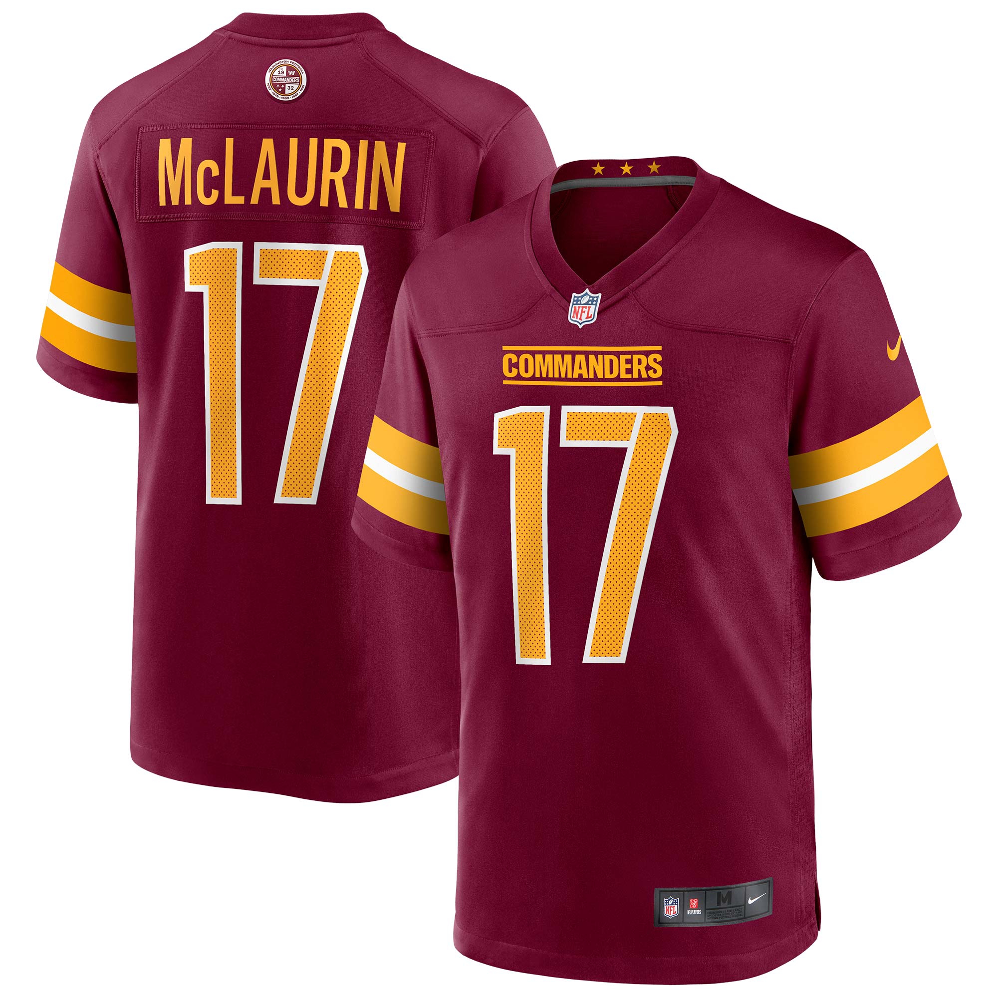 Terry McLaurin #17 Washington Commanders Nike Game NFL Jersey Burgundy