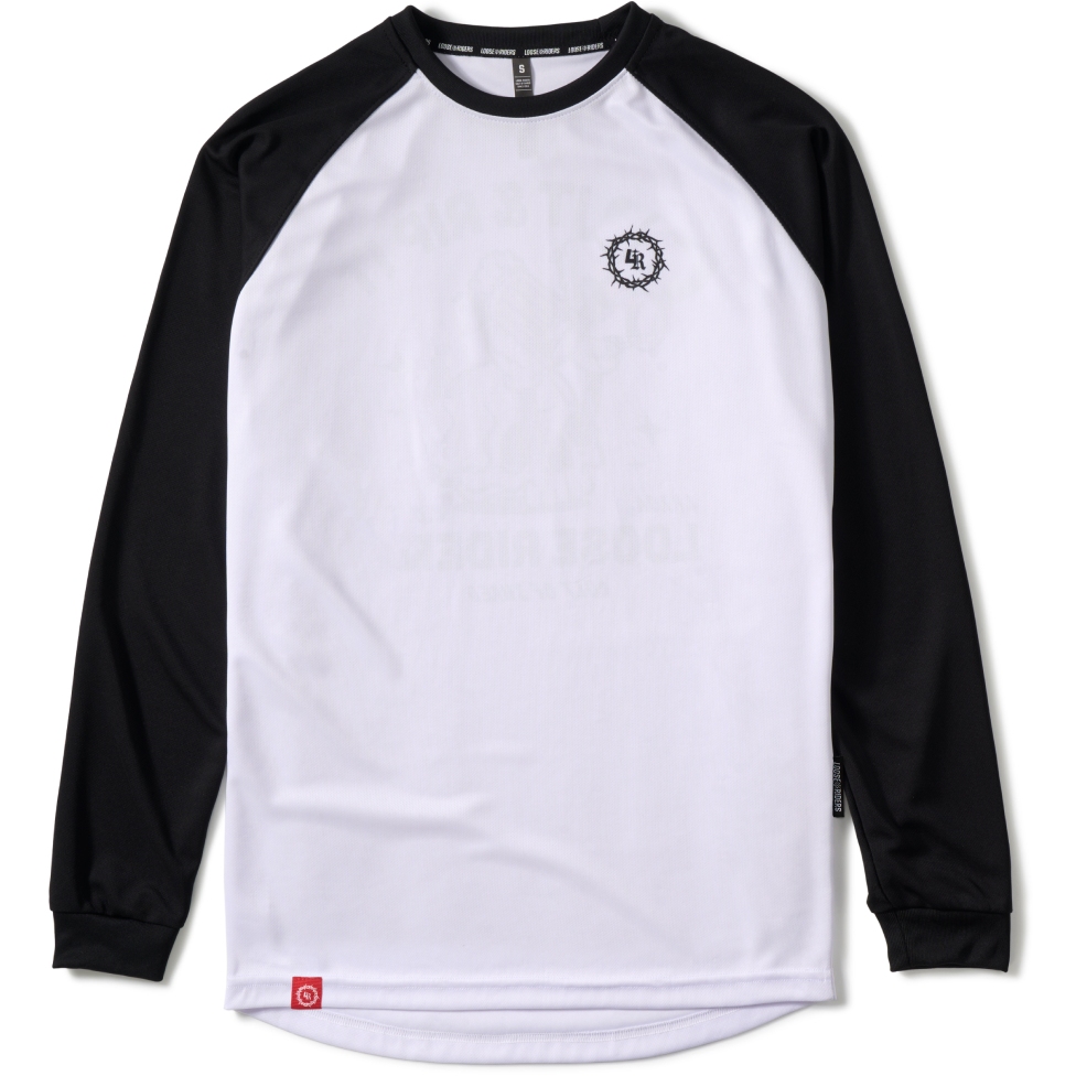 Loose Riders Fast As F*ck Long Sleeve Jersey Men - See You In Hell White