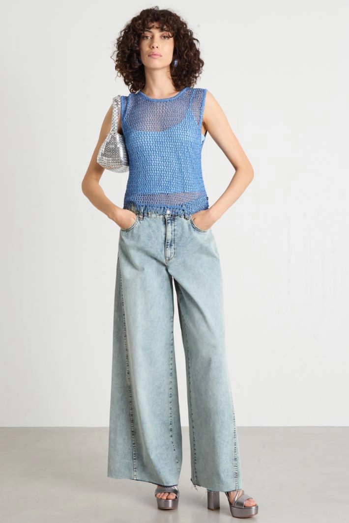 Wide-leg jeans - LIGHT BLUE